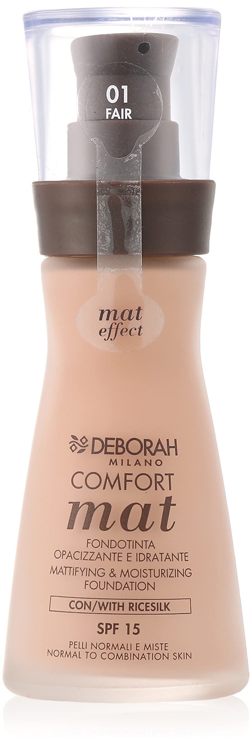 Deborah milano comfort mat foundation - 01 fair