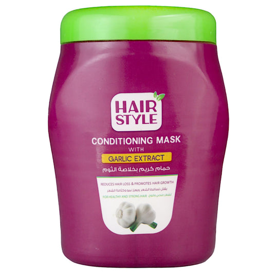 Melano Pharma Hair Style Conditioning Mask For Healthy And Strong Hair With Garlic Extract-1000gm
