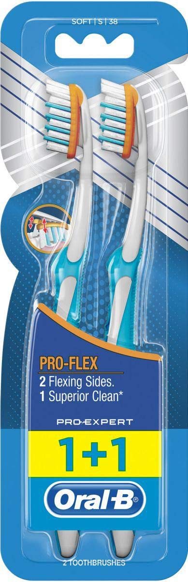 Oral-B Pro-Expert Pro-Flex Toothbrush, Soft 38 - Set of 2