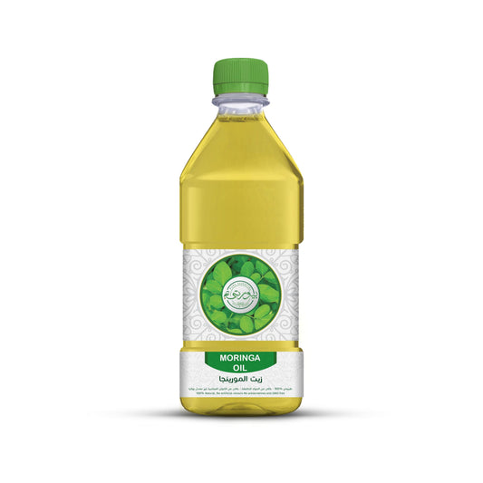 Purity- بيورتي Moringa Oil Unrefined Cold Pressed, 100% Pure & Natural, Perfect for Skin Nourishment, Hair Strengthening, and Anti-Aging, 1l