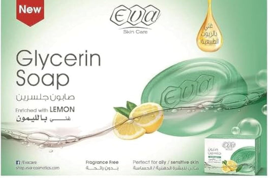 Eva Glycerin Soap with Lemon for Oily and Sensitive Skin
