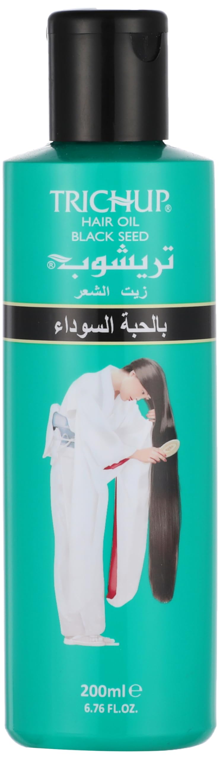 Trichup Black Seed Hair Oil (200ml) – Enriched with Black Seed, Sesame & Coconut Oil For Intensive Nourishment & Damage Protection – Non-Greasy Restoration for Healthy, Strong & Lustrous Hair