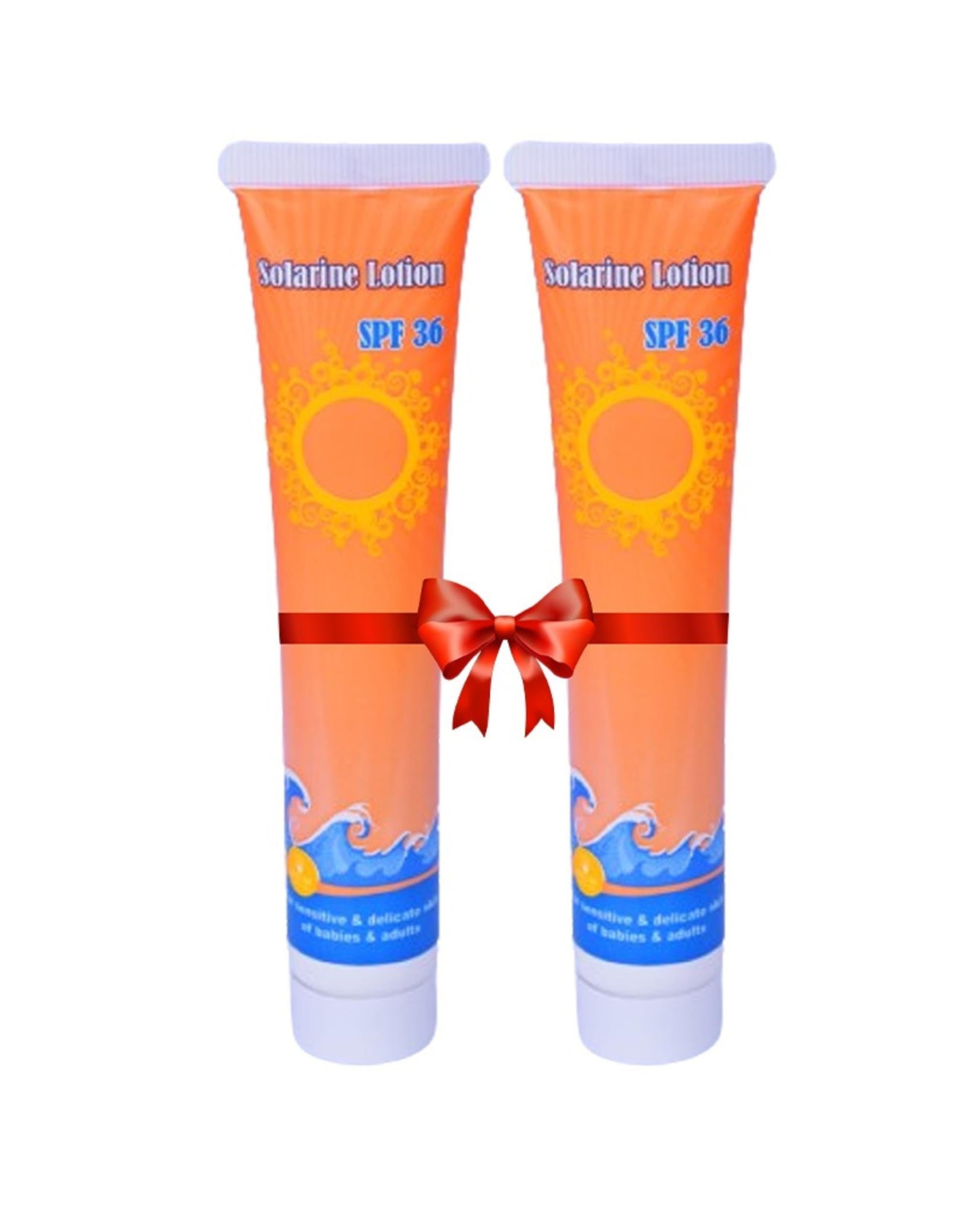 WEISER Solarine Lotion SPF 36 Sunscreen Pack of 2, Sensitive & Delicate Skin Protection 50ML