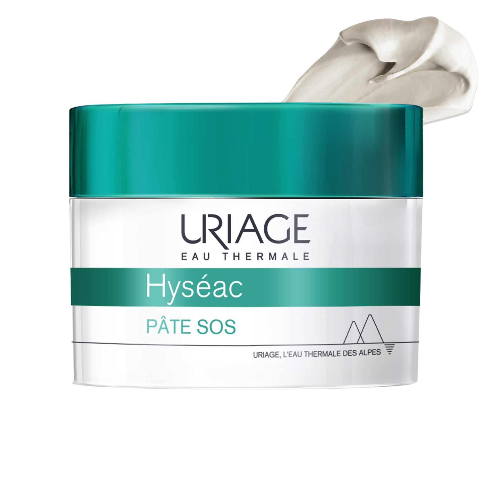 Uriage HYSEAC SOS paste anti-blemish with GREEN CLAY, ZINC & TEA TREE I Spot maturation skincare. Corrects the spot from the 1st night I Long-lasting, on-the-spot use I Paraben & Fragrance-Free