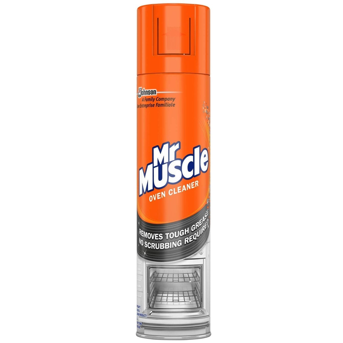 Mr Muscle Oven Cleaner, Specialist Oven Cleaning Spray for Grease & Food Spills, 300 ml