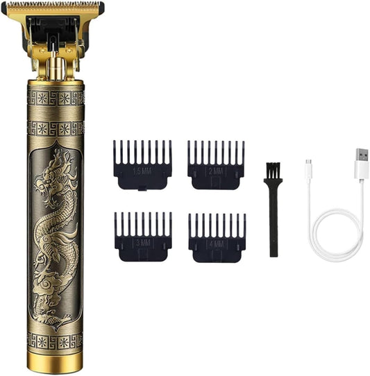 KEMEI WS-T99 Pharaonic Shaver 1200 mAh 4 Comb for Graduation, Full Metal Body and Lighted Button