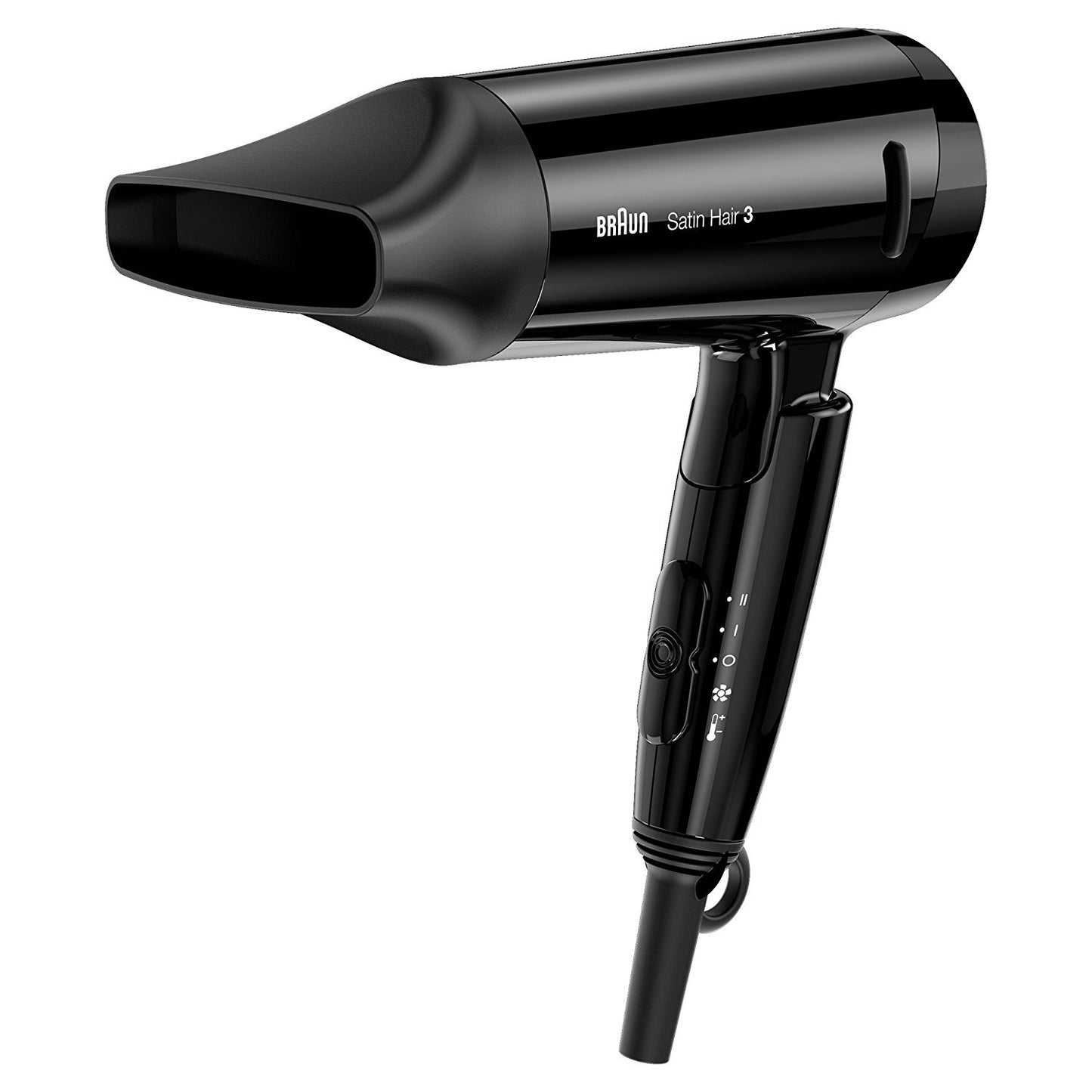 Braun HD350 Satin Hair 3 Style & Go Travel Dryer 1600 watt, Ionic, Multi Voltage