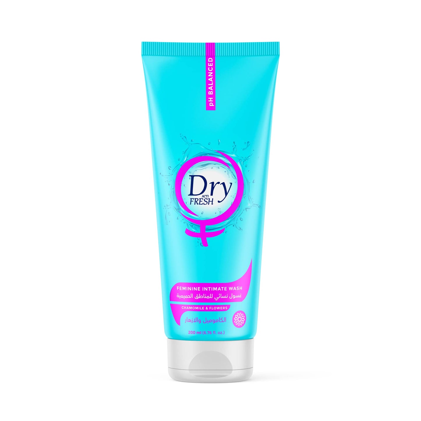 Dry Fresh Intimate Wash Gel, CHAMOMILE & FLOWERS, 200 ML