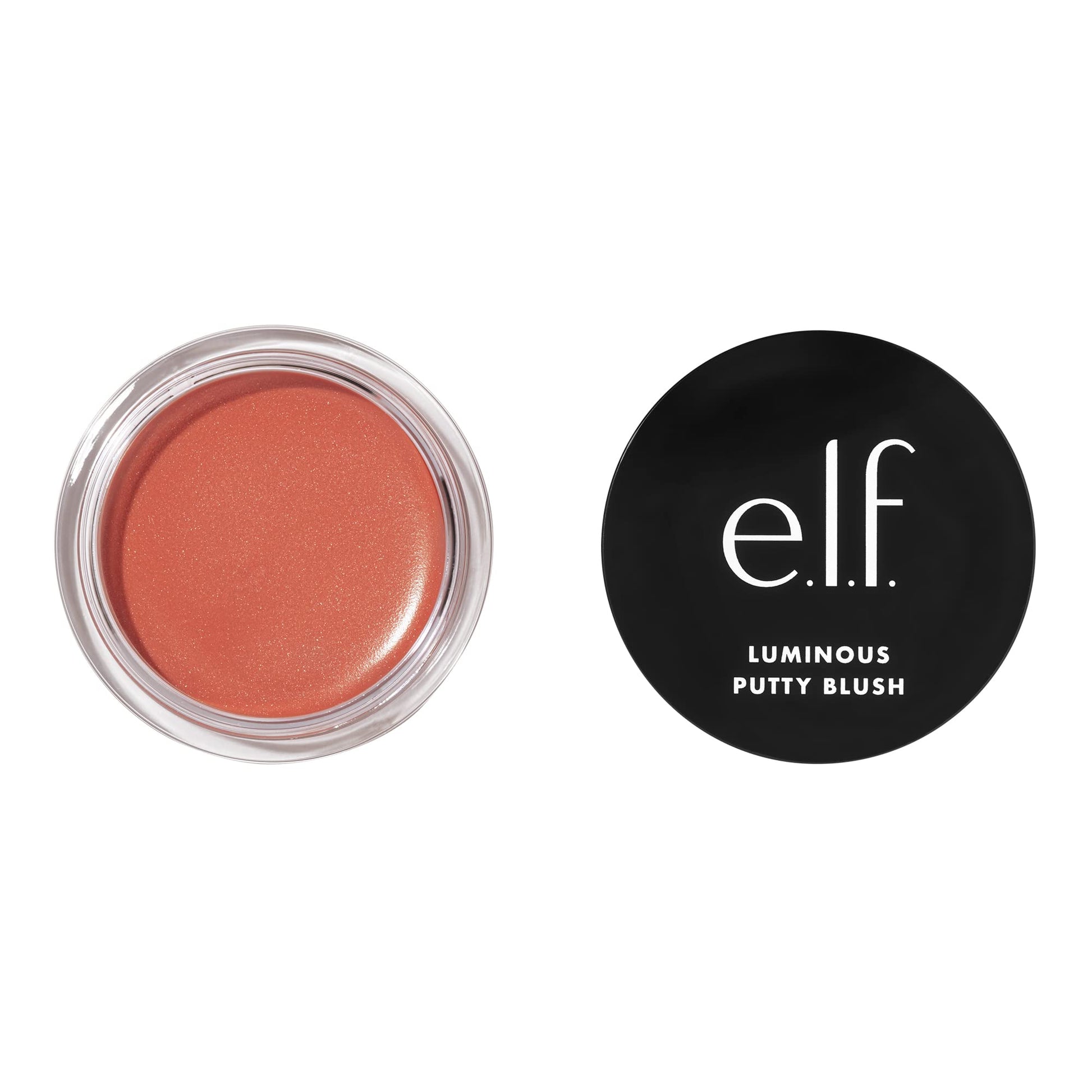 e.l.f. Luminous Putty Blush, Putty To Powder Blush With A Shimmer Finish, Lightweight, Buildable Formula, Isla Del Sol
