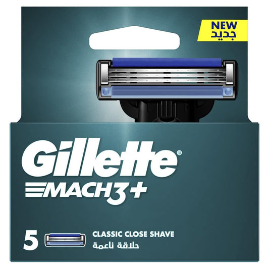 Gillette mach3+ blades 5pcs