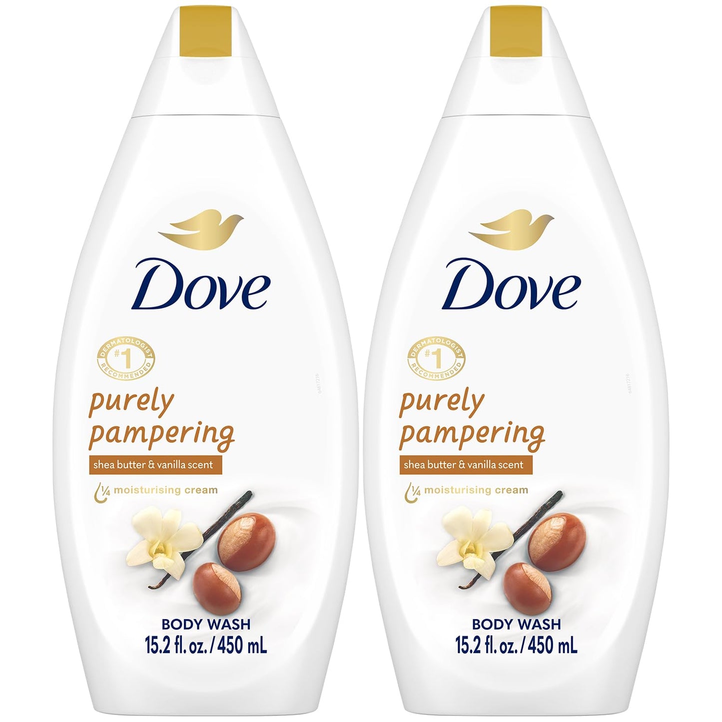 Dove Shower Shea Butter, 500ml, MultiColoured, (Pack of 1)