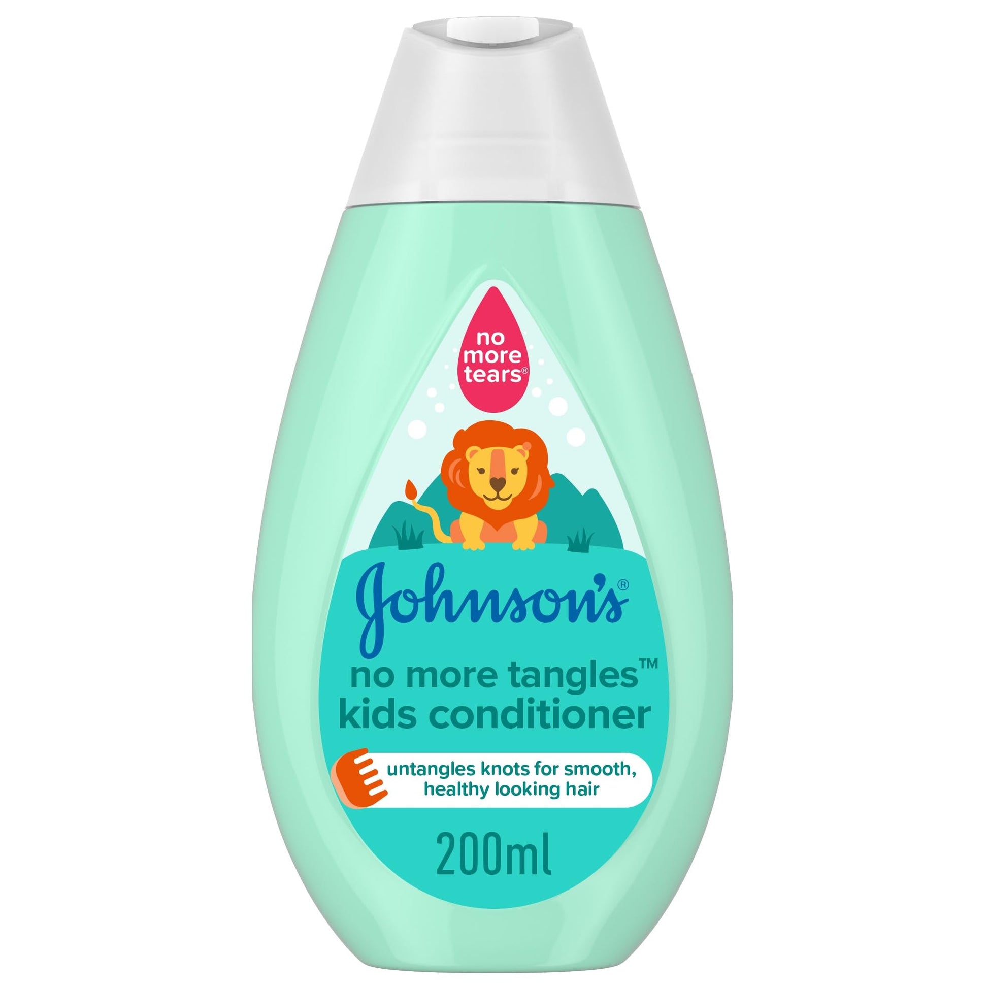 Johnson's Baby Conditioner No More Tears Formula for Babies, No Dyes & Sulfates, Gentle Care for Baby's Hair and Scalp, 200ml
