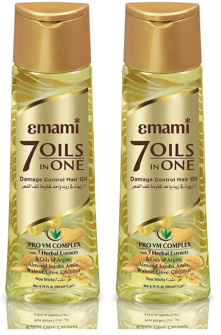 Emami 7 oils in one damage control hair oil, 100ml (Pack of 2)