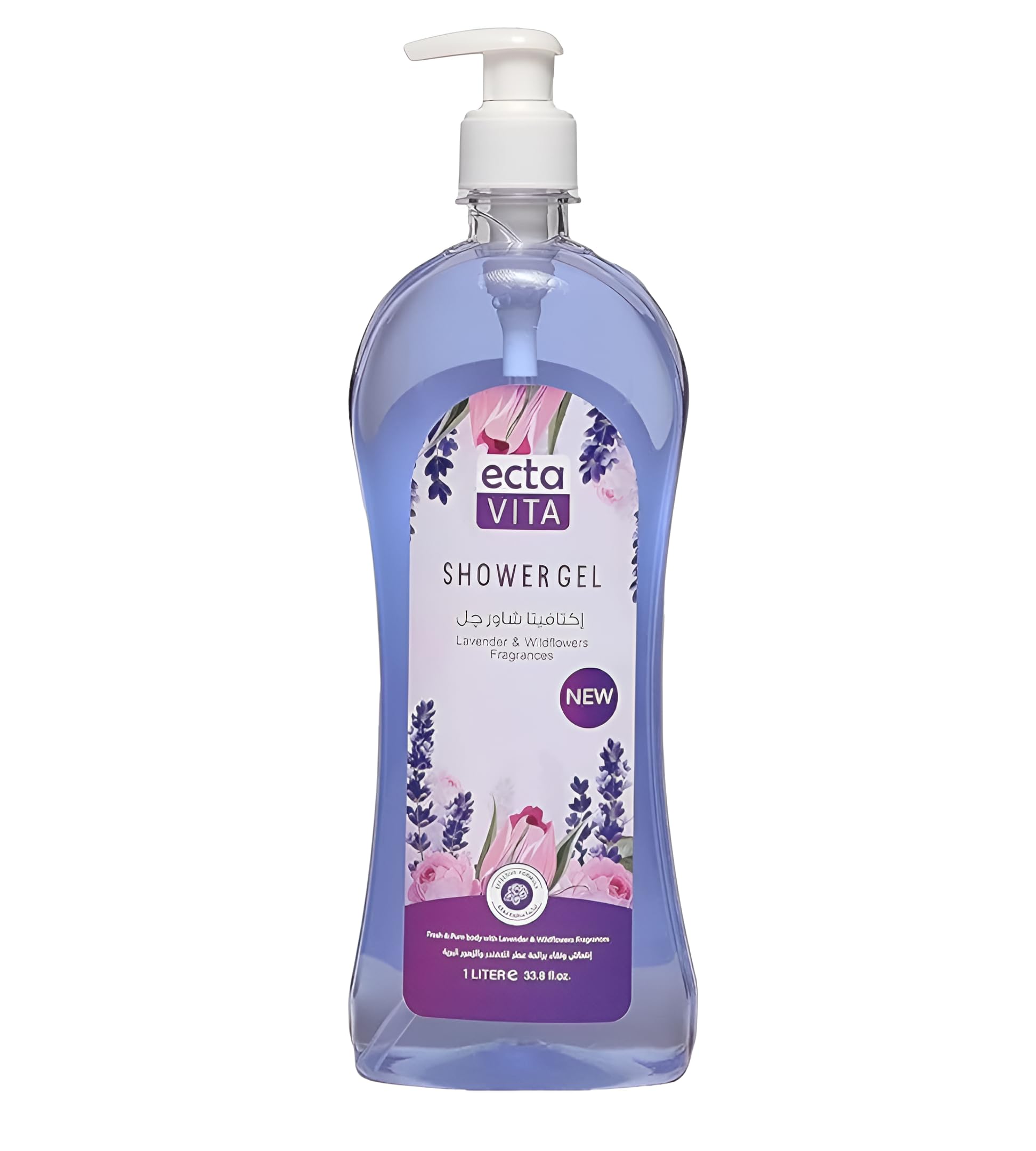 Melano Pharma Ectavita Shower Gel Soft&Smooth Body With Lavender&Wild Flowers-1L