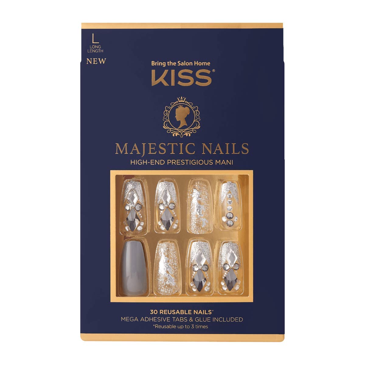 KISS KS Majestic Nails- Sparkle KMA03C