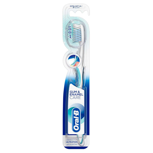 Oral-B Gum & Enamel Care Extra Soft Manual Toothbrush – Ultra-Soft Bristles for Gentle Gum Protection & Enamel Care – Deep Cleaning & Comfortable Grip – Multi-Colored