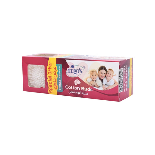 MEGO Cotton Buds 3 x 200-Pieces
