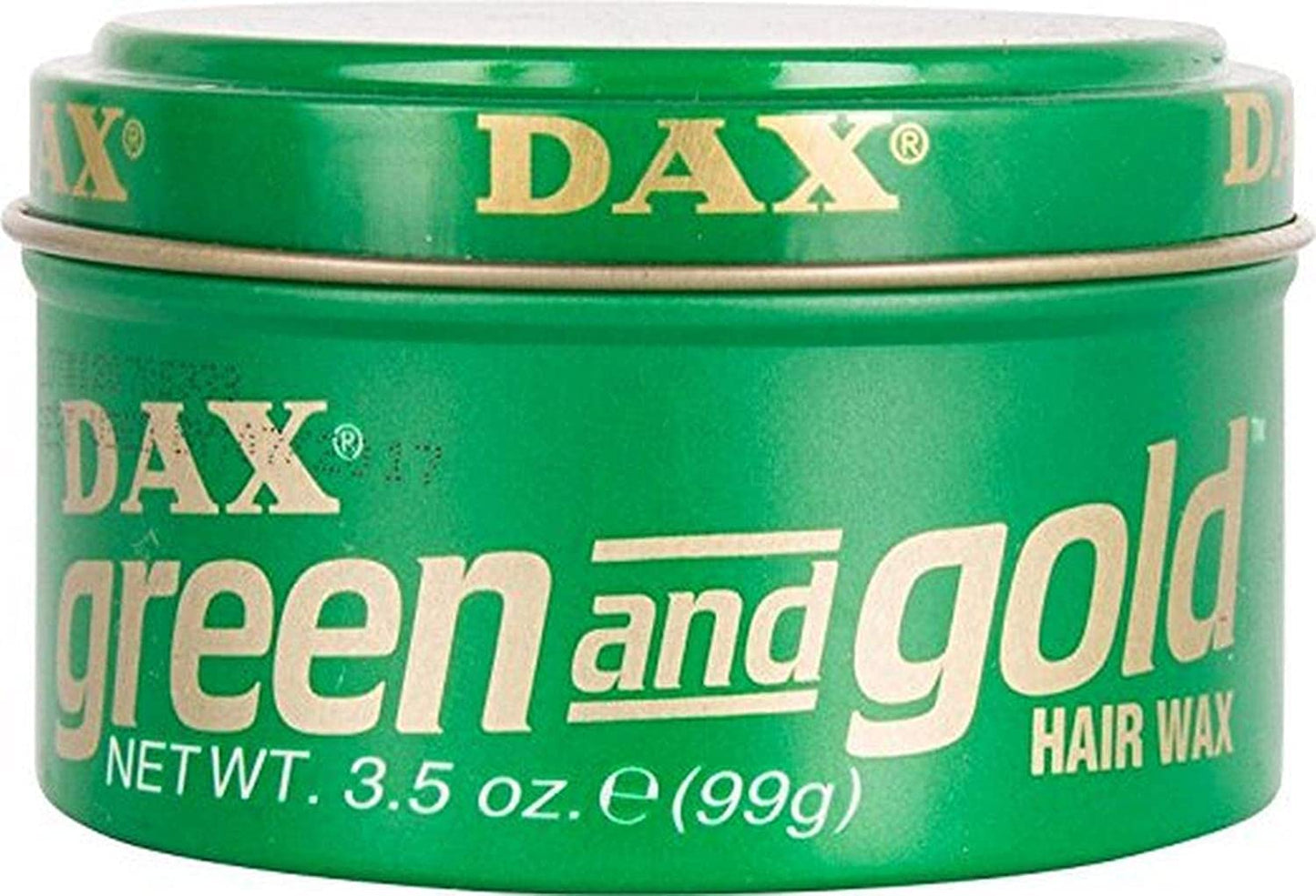 DAX Green and Gold Hair Wax, 3.5oz
