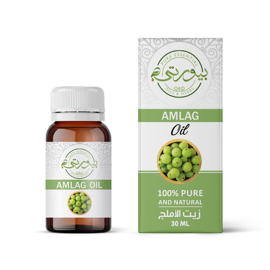 Purity Amlag Oil - 100% Pure & Natural Amlag Essential Oil, | Premium Hair and Skin Care Oil | Enriched with Vitamin C & Antioxidants 30ml