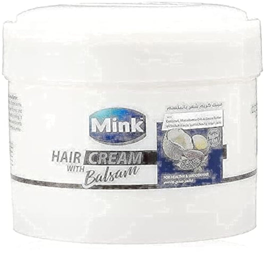 Mink Hair Cream with Balsam, Coconut, Macadamia Oil and Cocoa Butter - 200 ml