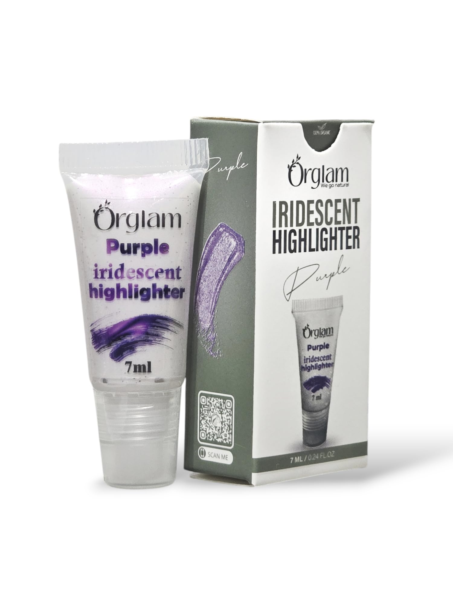 Orglam (Purple Iridescent face Highlighter, 7ml)