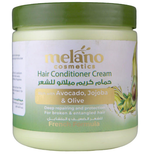 Melano Pharma Hair Conditioner Cream 500ML with Avocado, Jojoba, & Olive oil
