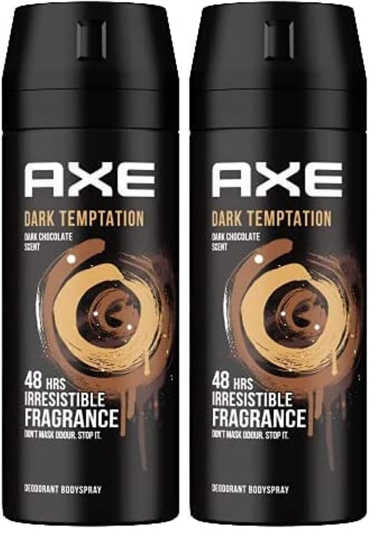 Axe Body Spray for Men Dark Temptation 150ML (Pack of 2)
