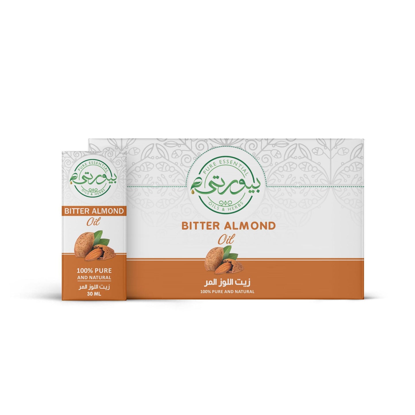Purity Bitter Almond Oil, 100% Pure and Natural, Cold Pressed, Nourishing Oil for Hair Growth and Skin Care, 30ml Each, Pack of 12