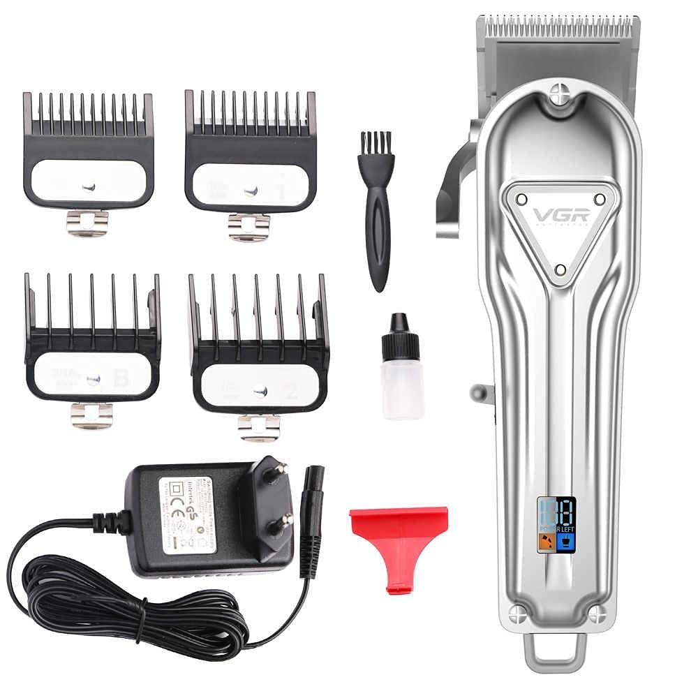 VGR V-140 Electric shaving machine for hair shaving and beard stairs - counter - LCD screen
