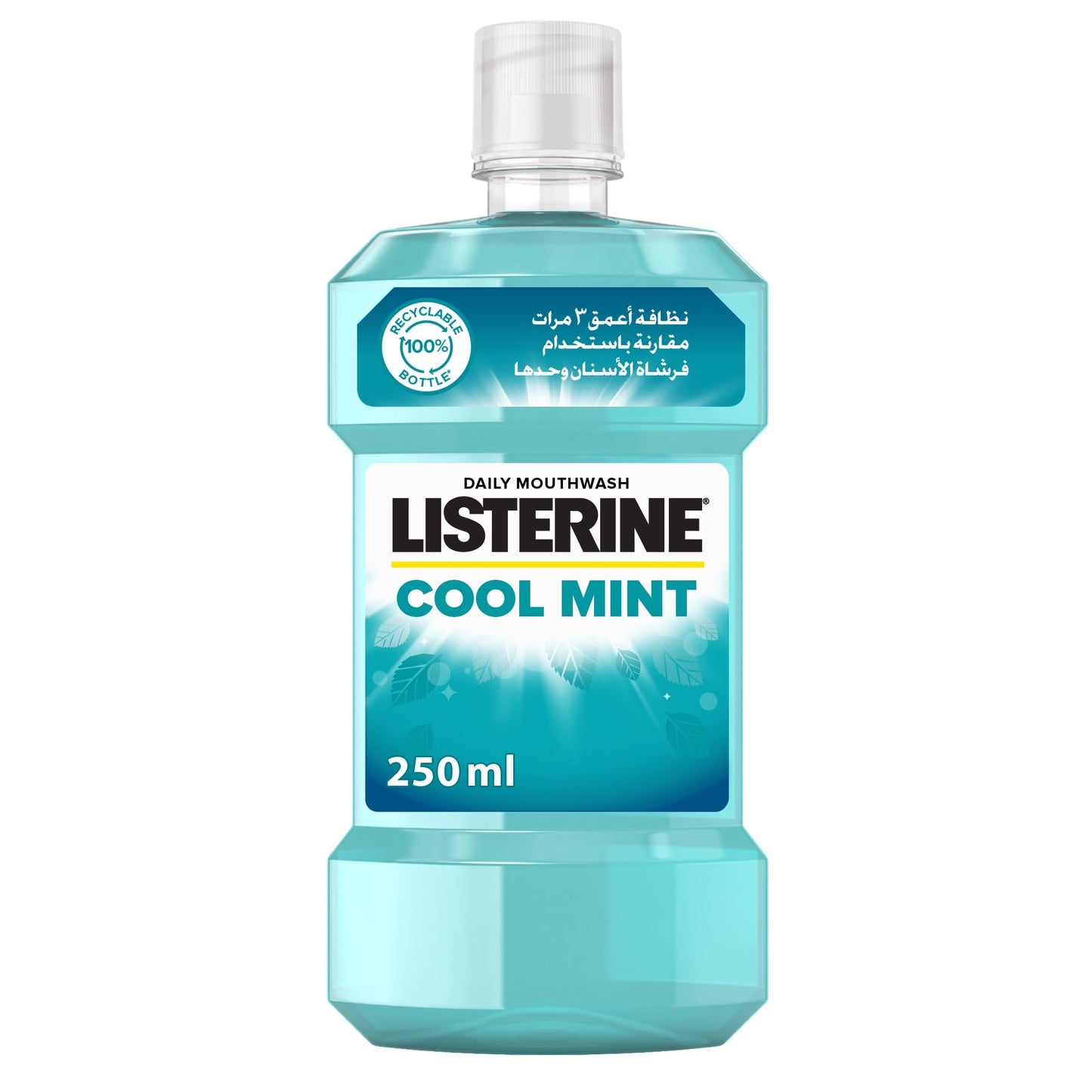 LISTERINE Mouthwash, Cool Mint, 250ml