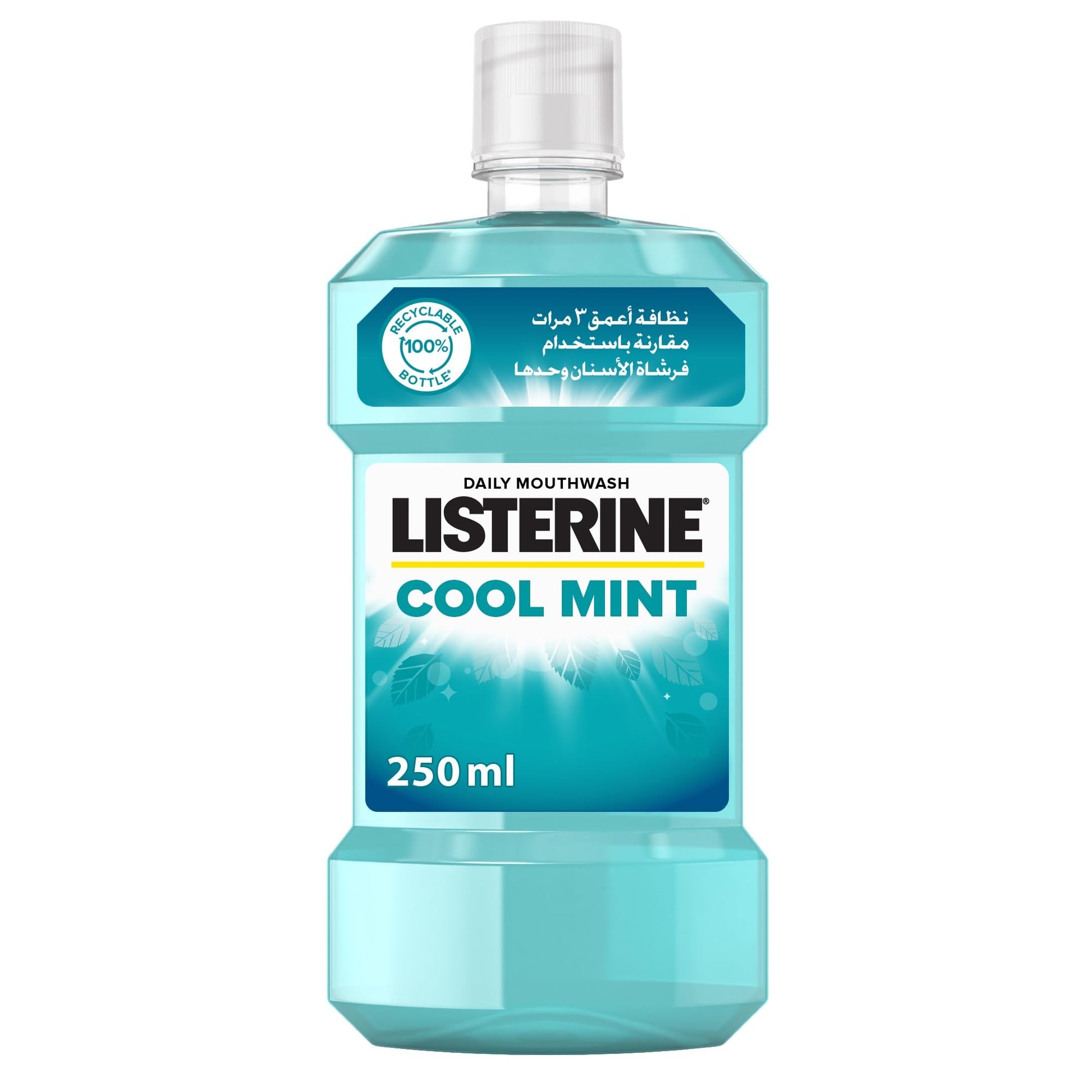 LISTERINE Mouthwash, Cool Mint, 250ml