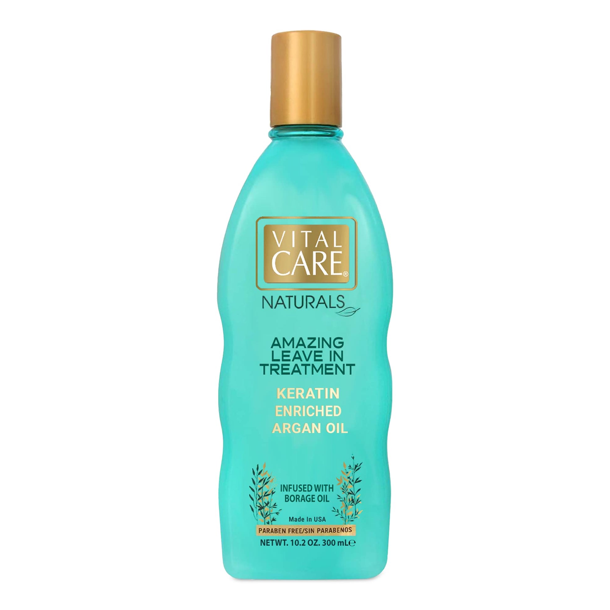 Vital Keratin Amazing Leave-In Treatment enriched argan oil - for Daily Use, Hydrating & Repairing - Abyssinian, Avocado & Sunflower Seed Oil
