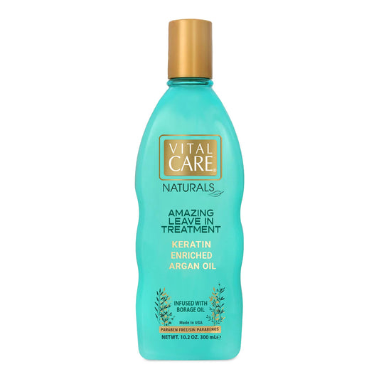 Vital Keratin Amazing Leave-In Treatment enriched argan oil - for Daily Use, Hydrating & Repairing - Abyssinian, Avocado & Sunflower Seed Oil