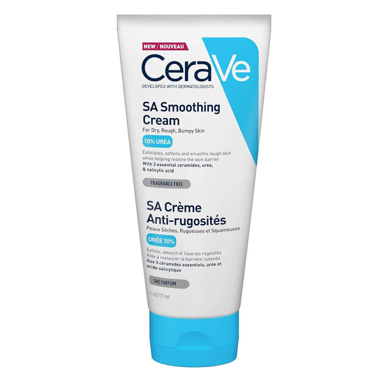 CeraVe SA Smoothing Cream Moisturiser for Dry, Rough & Bumpy Skin 177ml/6oz