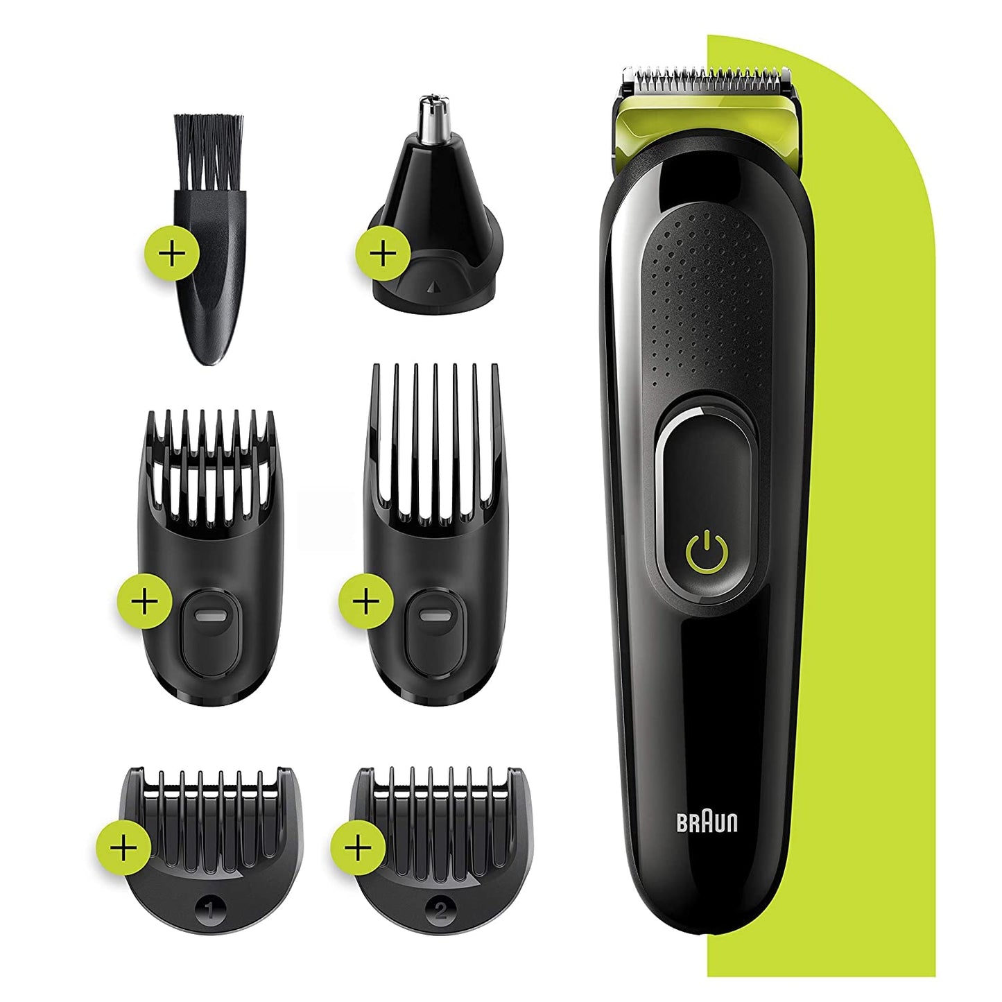 Braun All-in-one trimmer MGK3221, 6-in-1 trimmer, 5 attachments