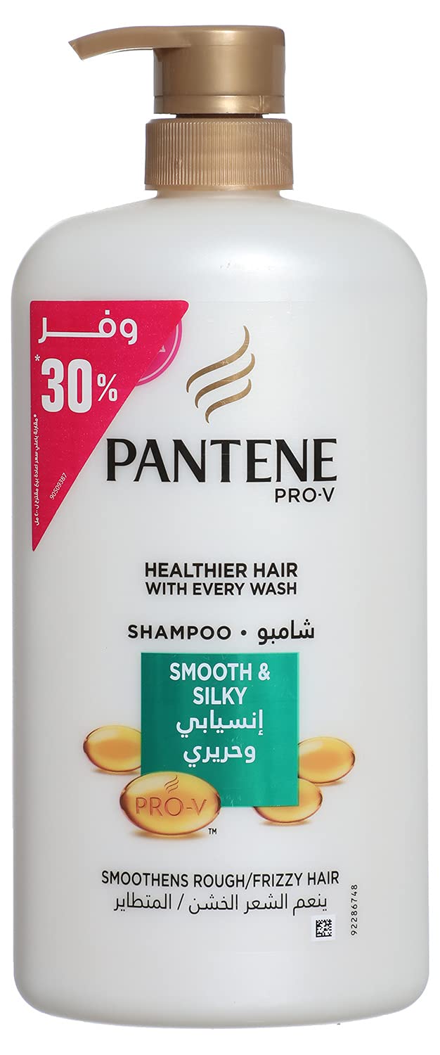 Pantene Pro-V Smooth & Silky Shampoo, 1 Liter