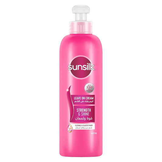 Sunsilk Leave On Cream, with Coconut Oil, For Dull Hair Prone to Breakage, Strength & Shine, Effortless Styling & 24 HR Deep Nourishment, 200ml
