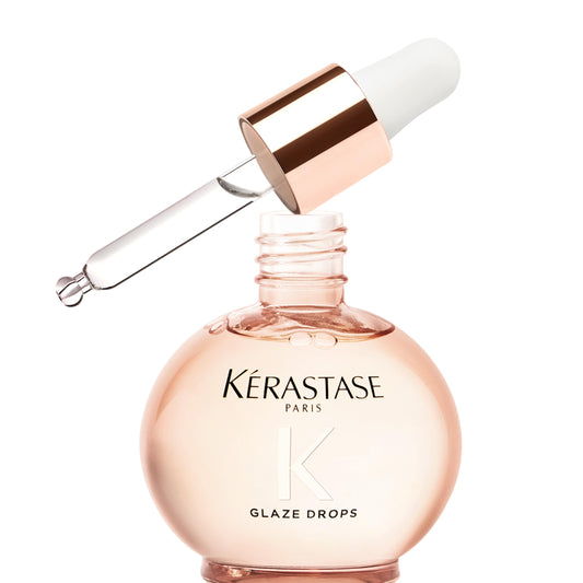KÉRASTASE Gloss Absolu Glaze Drops Serum - 45ml Concentrated Hair Treatment for Instant High Gloss, Luminous Radiance, and Ultra-Smoothness. Achieve a Polished Finish Without Weighing Hair Down