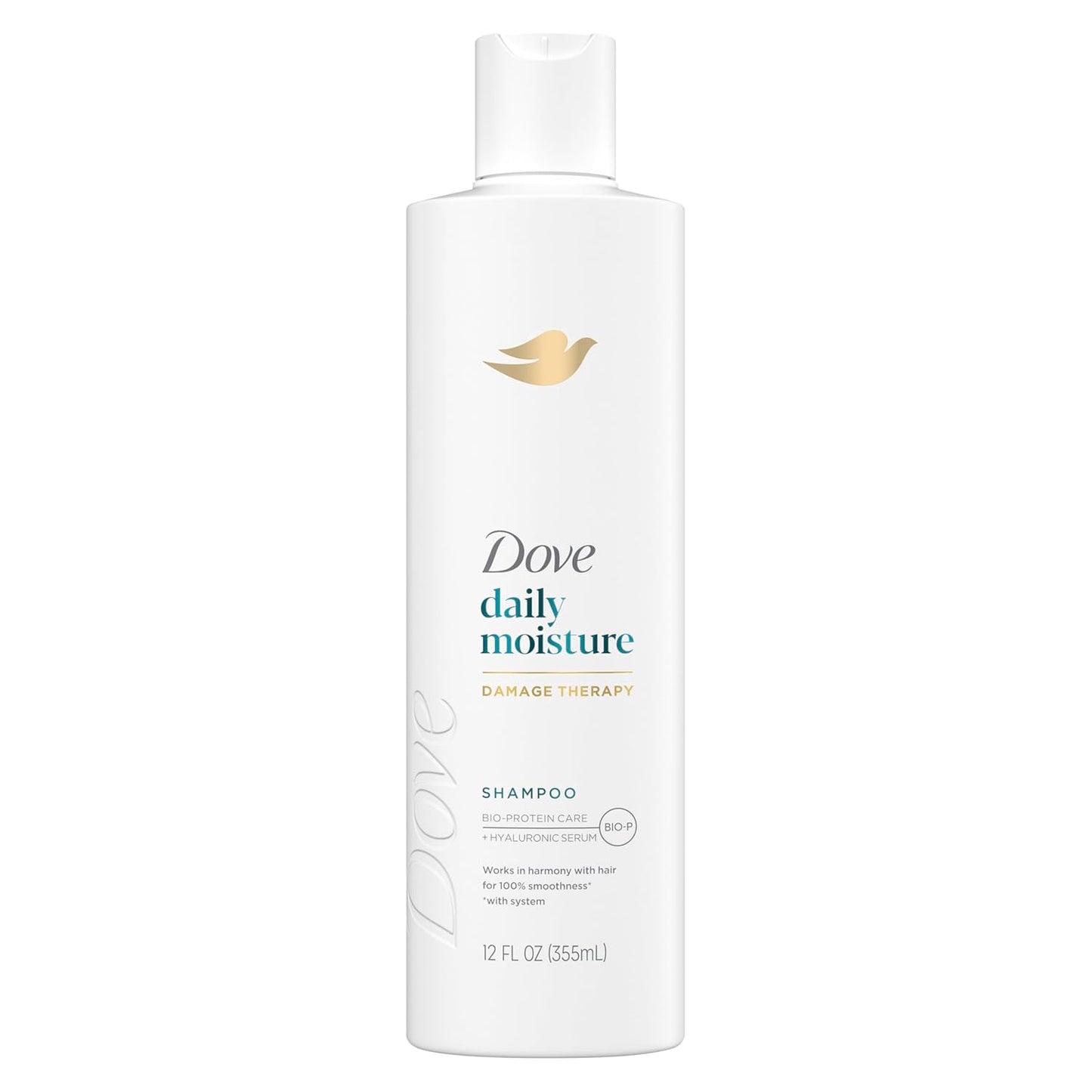 Dove Daily Moisture Therapy Shampoo for Unisex, 12oz