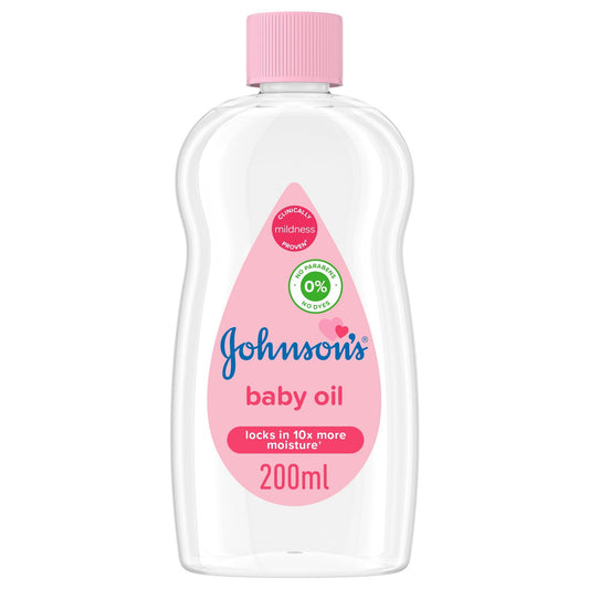JOHNSON’S Baby Oil, 200ml