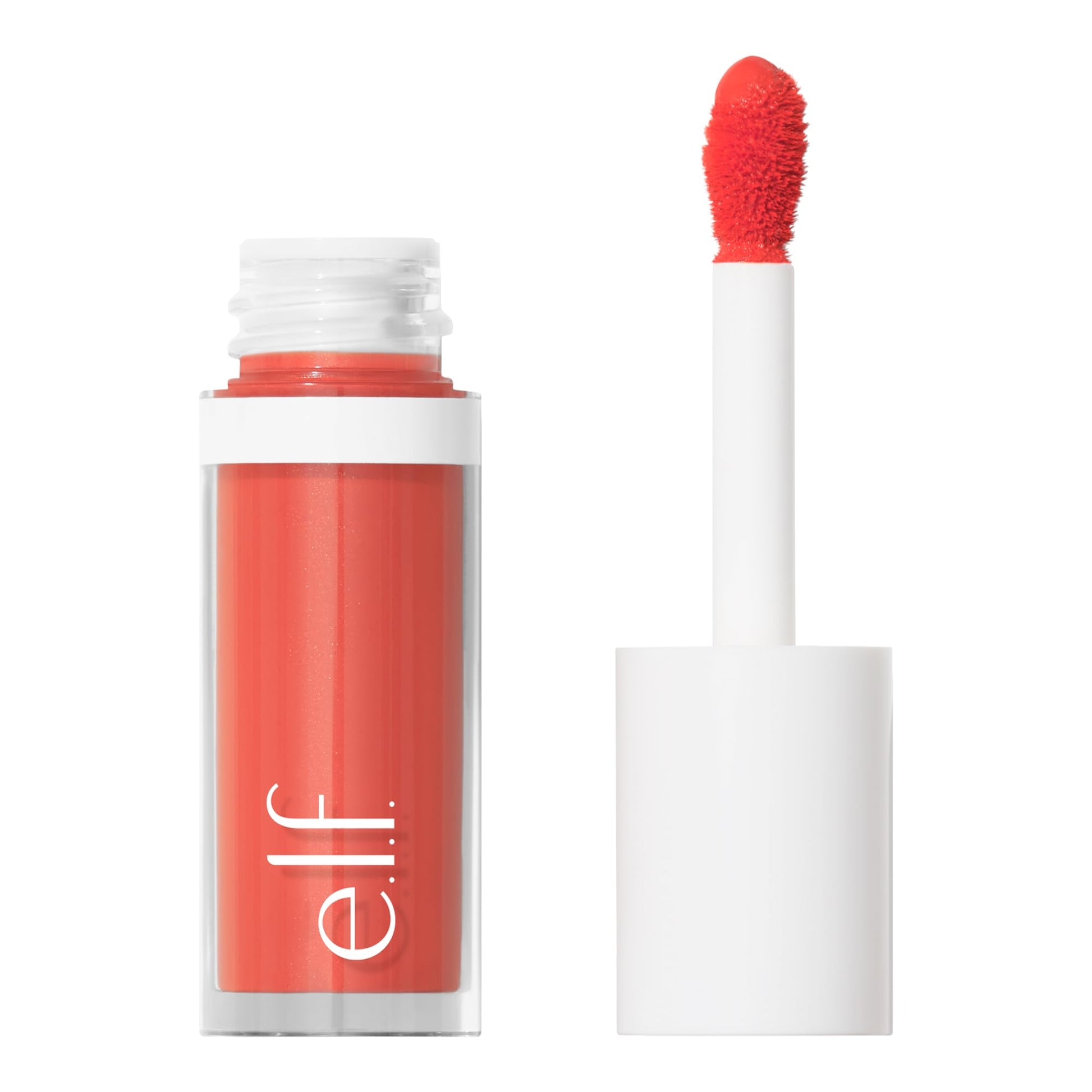 e.l.f. Camo Liquid Blush, Long-Lasting Liquid Blush For High-Pigment Colour, Creates A Soft, Dewy Finish, Vegan & Cruelty-Free, Coral Crush