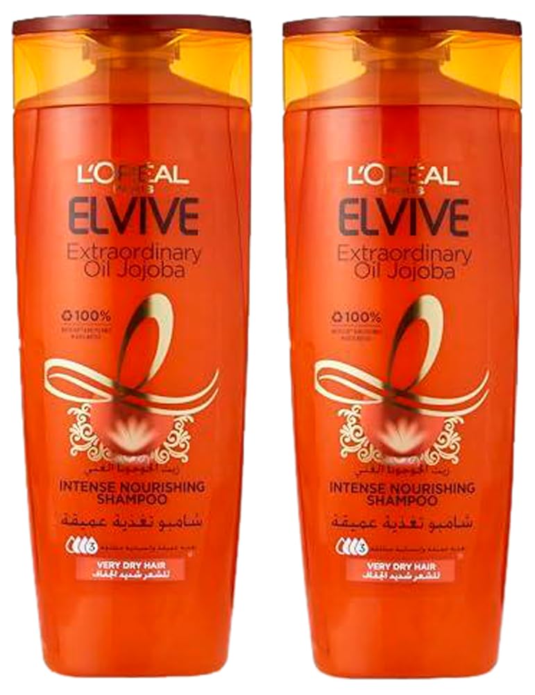 L’Oréal Paris Elvive Extraordinary Oil Shampoo For Dry to Very Dry Hair - 400ml Twin Pack