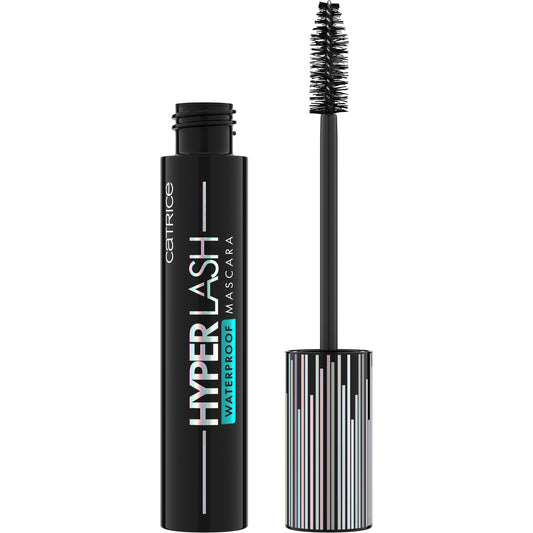 Catrice Hyper Lash Waterproof Mascara, No. 010, Black, Volumizing, Defining, Express Result, Matt, Vegan, Waterproof, No Microplastic Particles, Nanoparticles Free, Pack of 1 (11 ml)