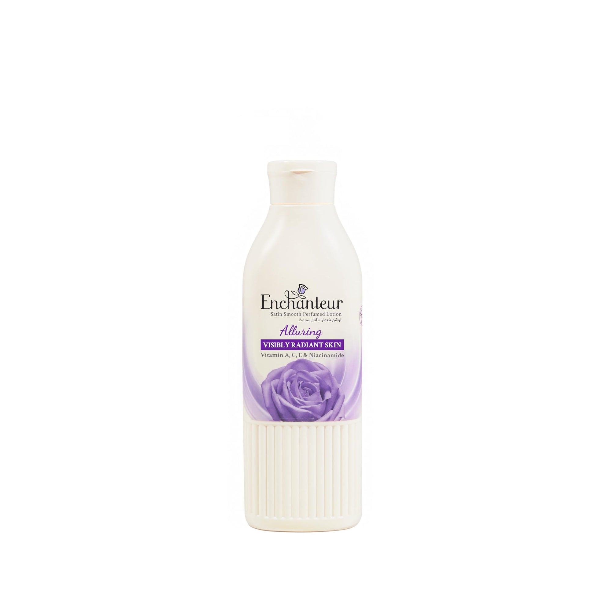 Enchanteur Satin Smooth- Alluring Lotion with Aloe Vera & Olive Butter for Satin Smooth Skin, for all skin types, 250ml