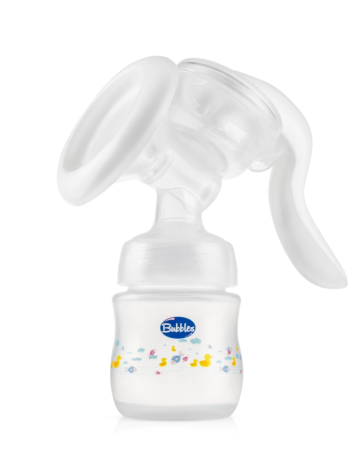 Bubbles manual breast pump white, One Size