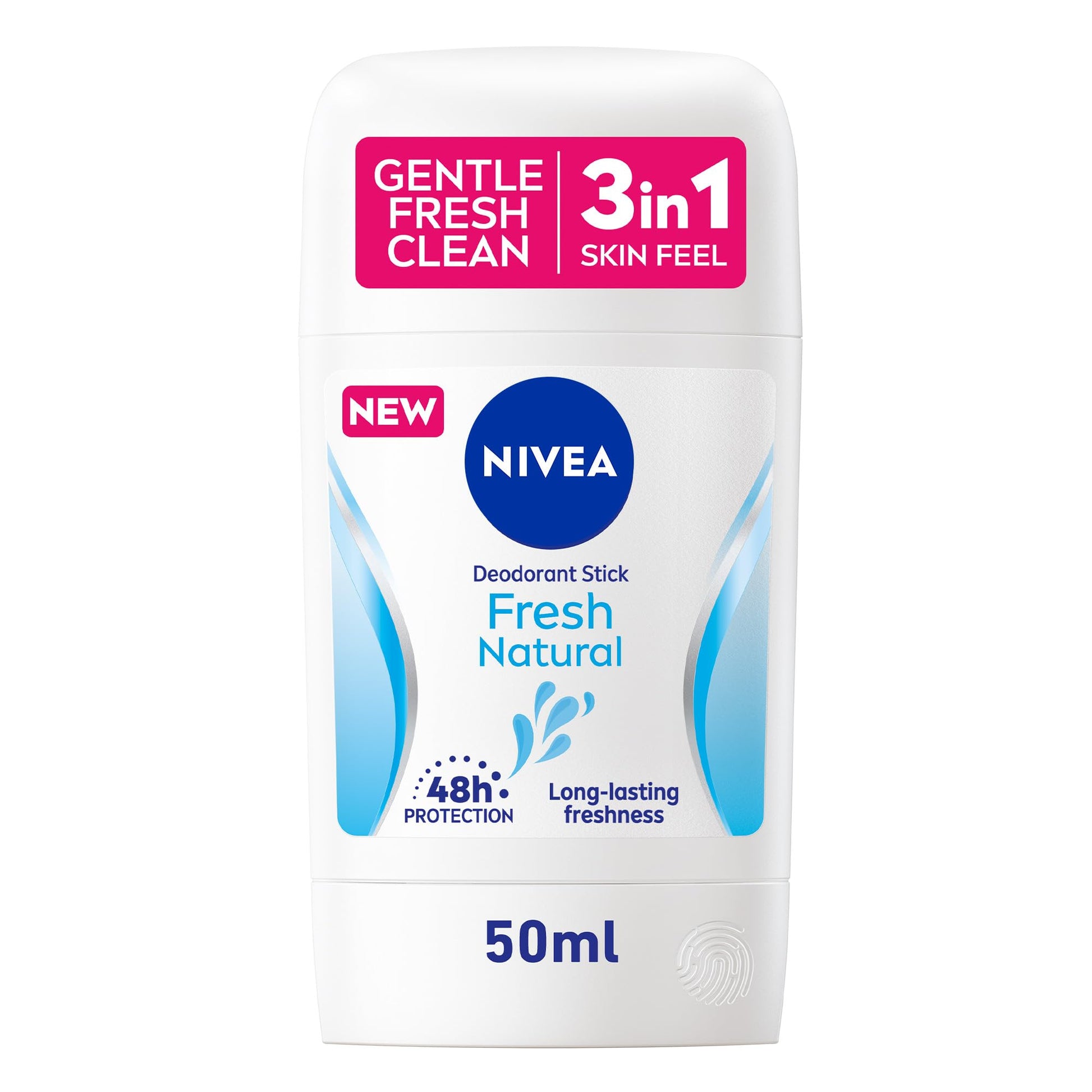 NIVEA Deodorant Stick for Women, 48h Protection, Fresh Natural Ocean Extracts, 50ml