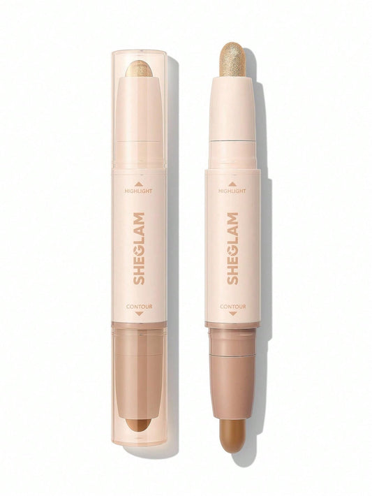 SHEGLAM 2 In 1 Contour & Highlight Stick Warm Honey 3.2g