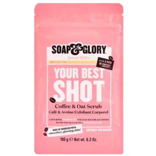 Soap & Glory Soap And Glory Your Best Shot Coffee Oat Scrub - Vegan Exfoliator