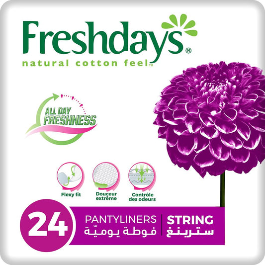 Freshdays Daily liners Normal String 24 pads