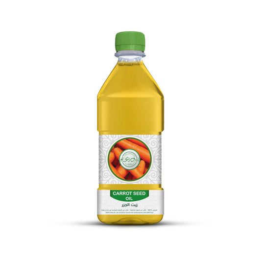 Purity Carrot Oil Unrefined Cold Pressed, 100% Pure & Natural, Ideal for Skin Brightening, Hair Nourishment, and Anti-Aging Care 1 L Purity- بيورتي